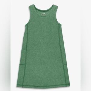 Primary Kids Sleeveless Athletic Dress Olive green